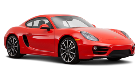 Red 2016 Nissan 370Z Porsche Caymen S PNG Image