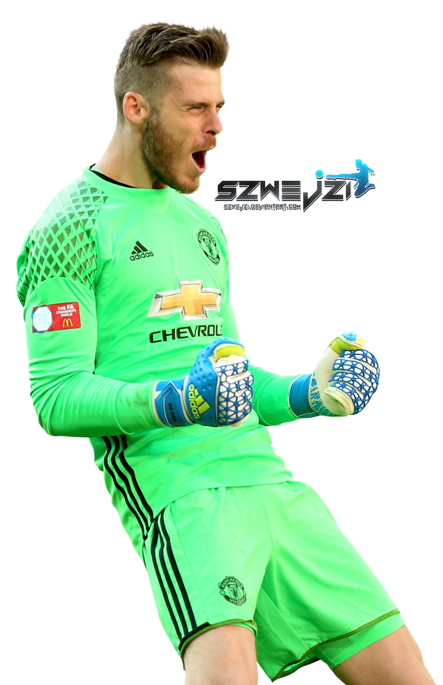 League United De Premier David Gea Fc PNG Image