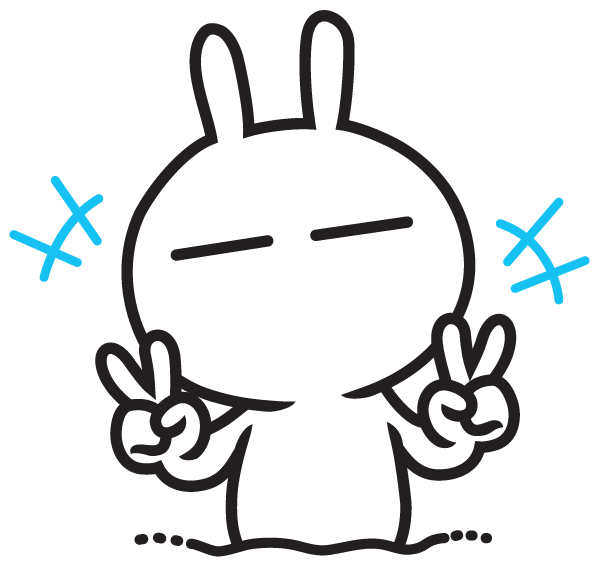 Emoticon Kakaotalk Sticker Tuzki Rabbit PNG Free Photo PNG Image