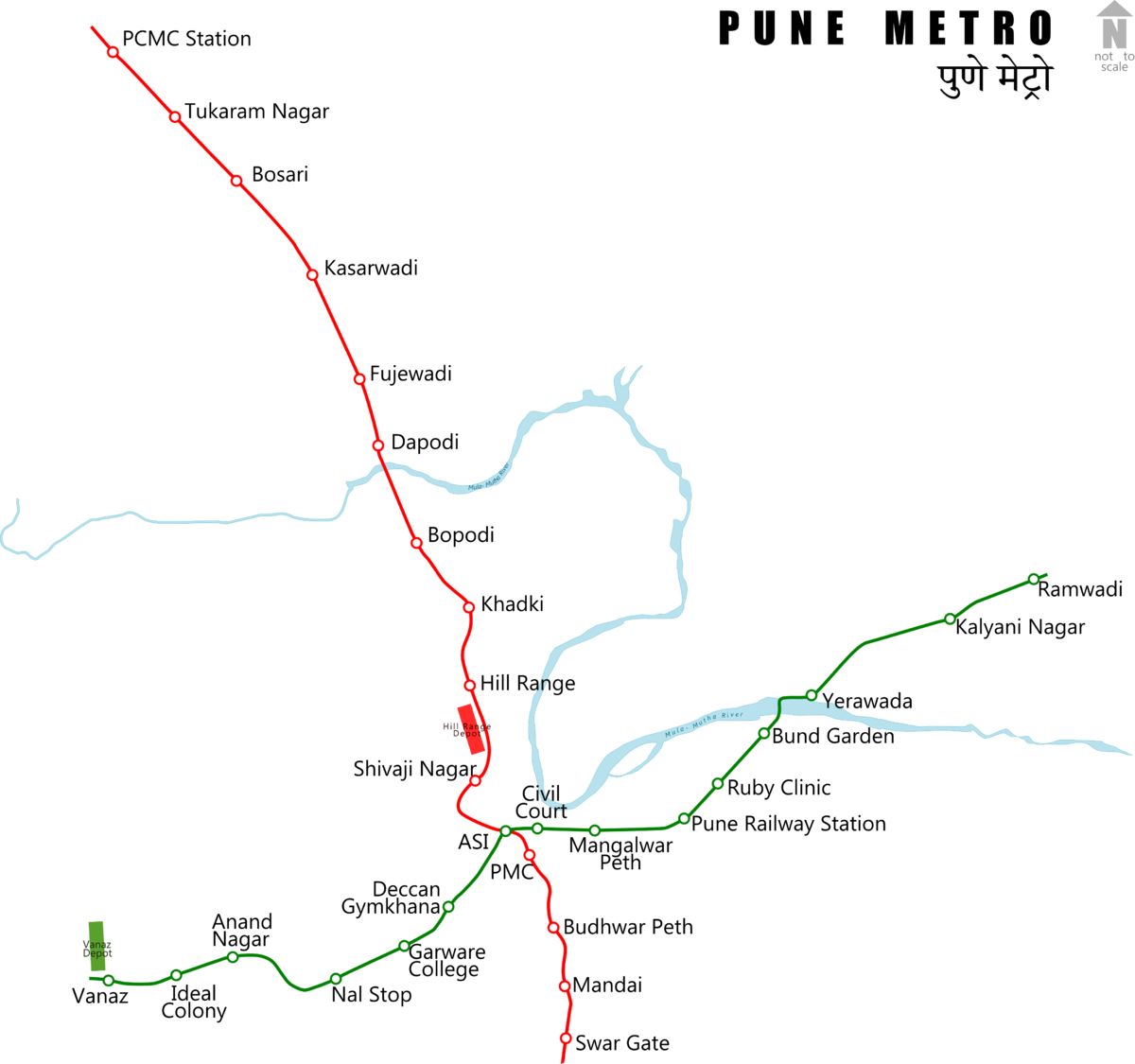 Pune Rapid Metro Mumbai Transit Rail Narendra PNG Image