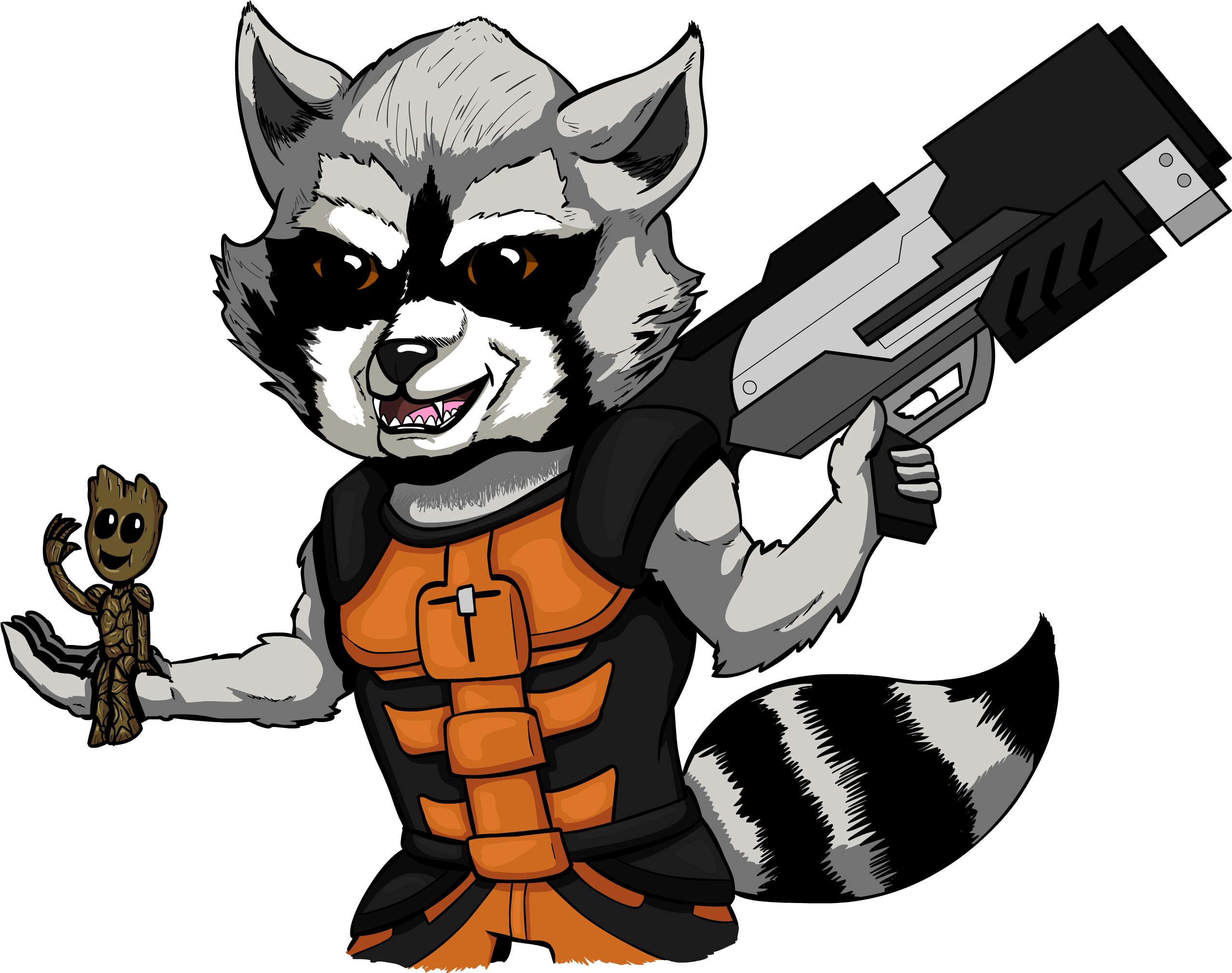 Raccoon Rocket Free Download Image PNG Image