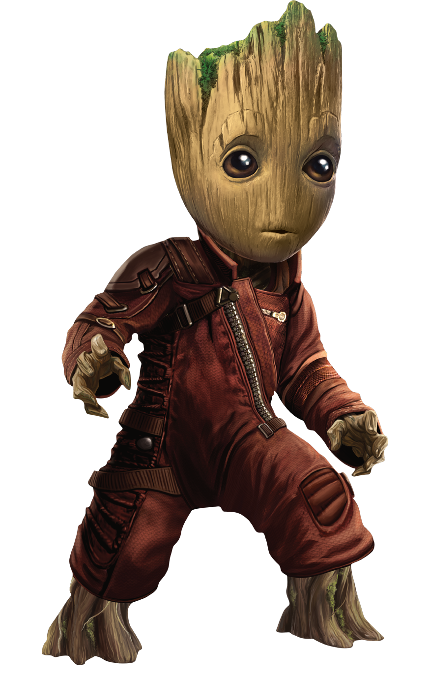 Destroyer Rocket Of Vol. Drax Raccoon Groot PNG Image