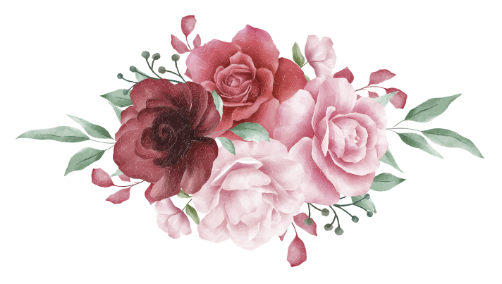 Pink Flower Light Photos Rose Bunch PNG Image