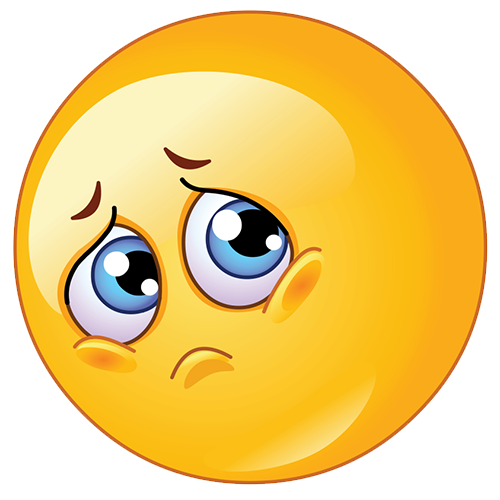 Sad Emoji Transparent Background PNG Image