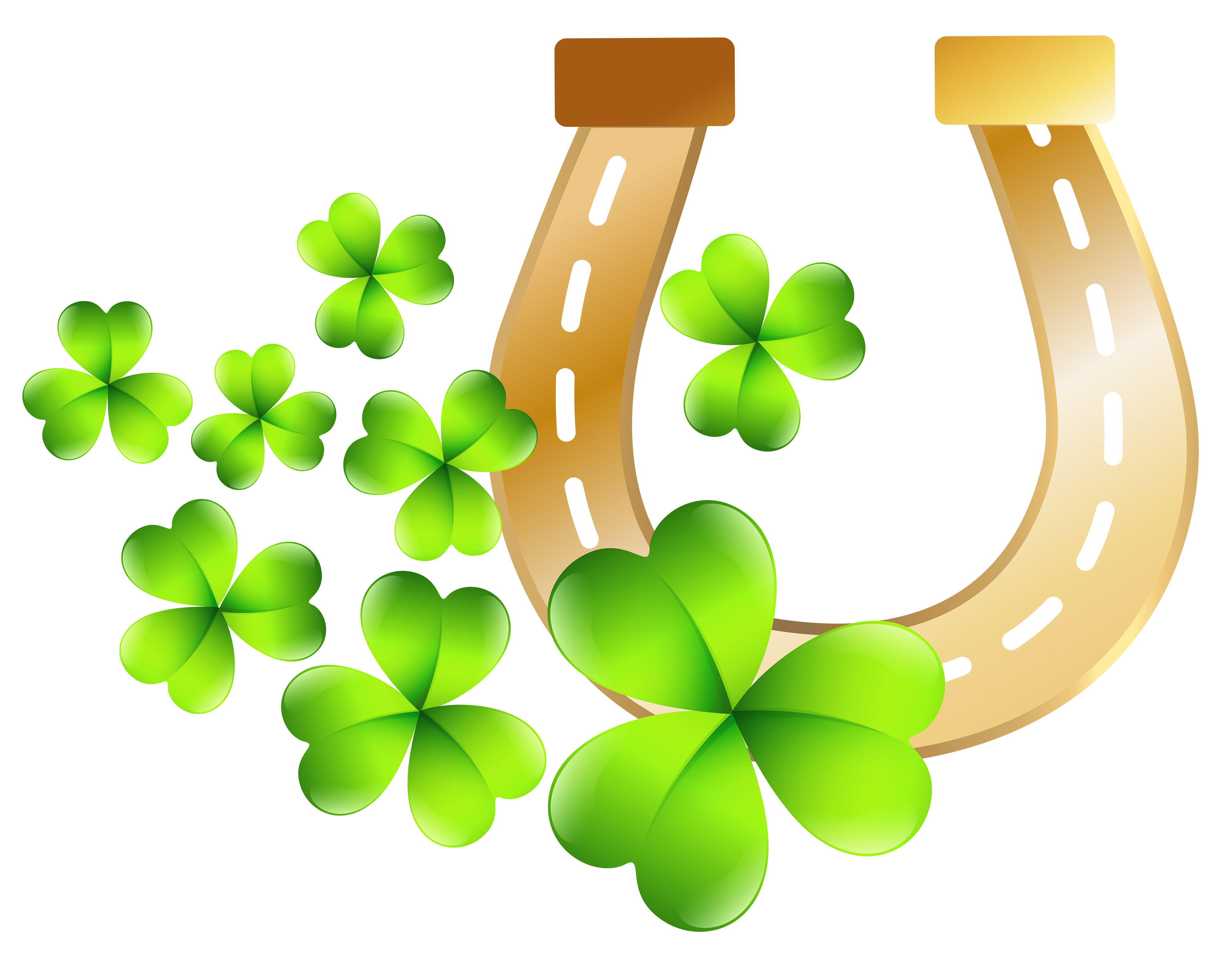 Plant Patrick Horseshoe Shamrock Saint Grass Day PNG Image