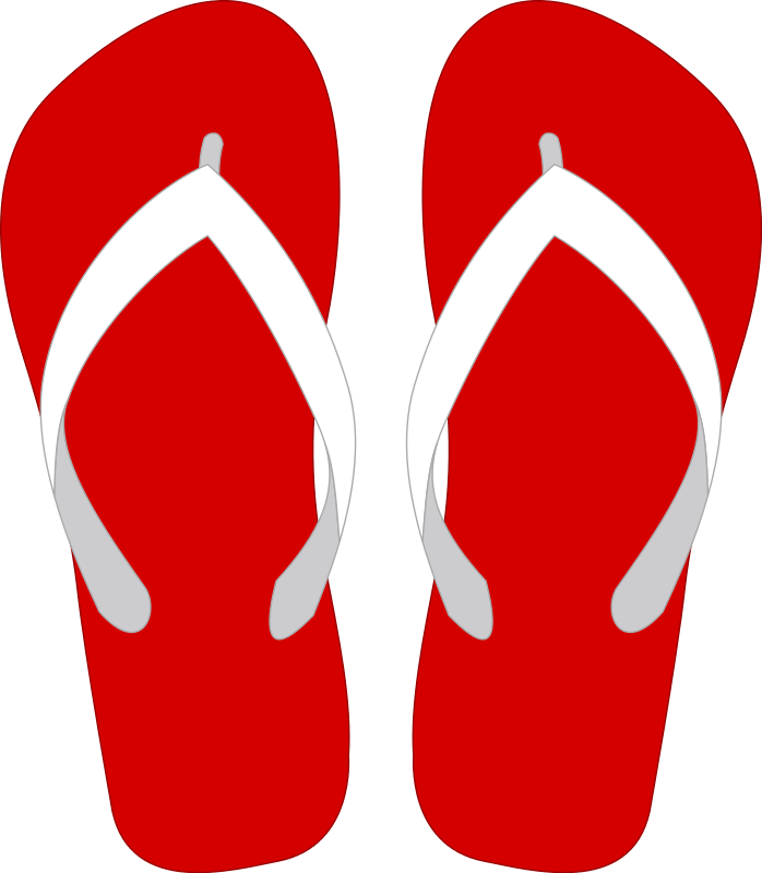 Beach Sandal Transparent Background PNG Image