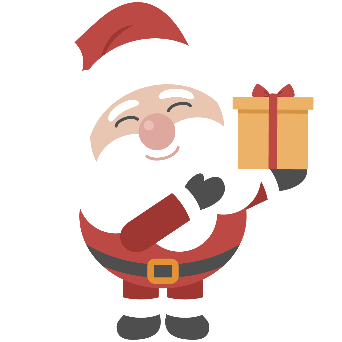 Media Claus Christmas Vector Santa Graphics Belt PNG Image