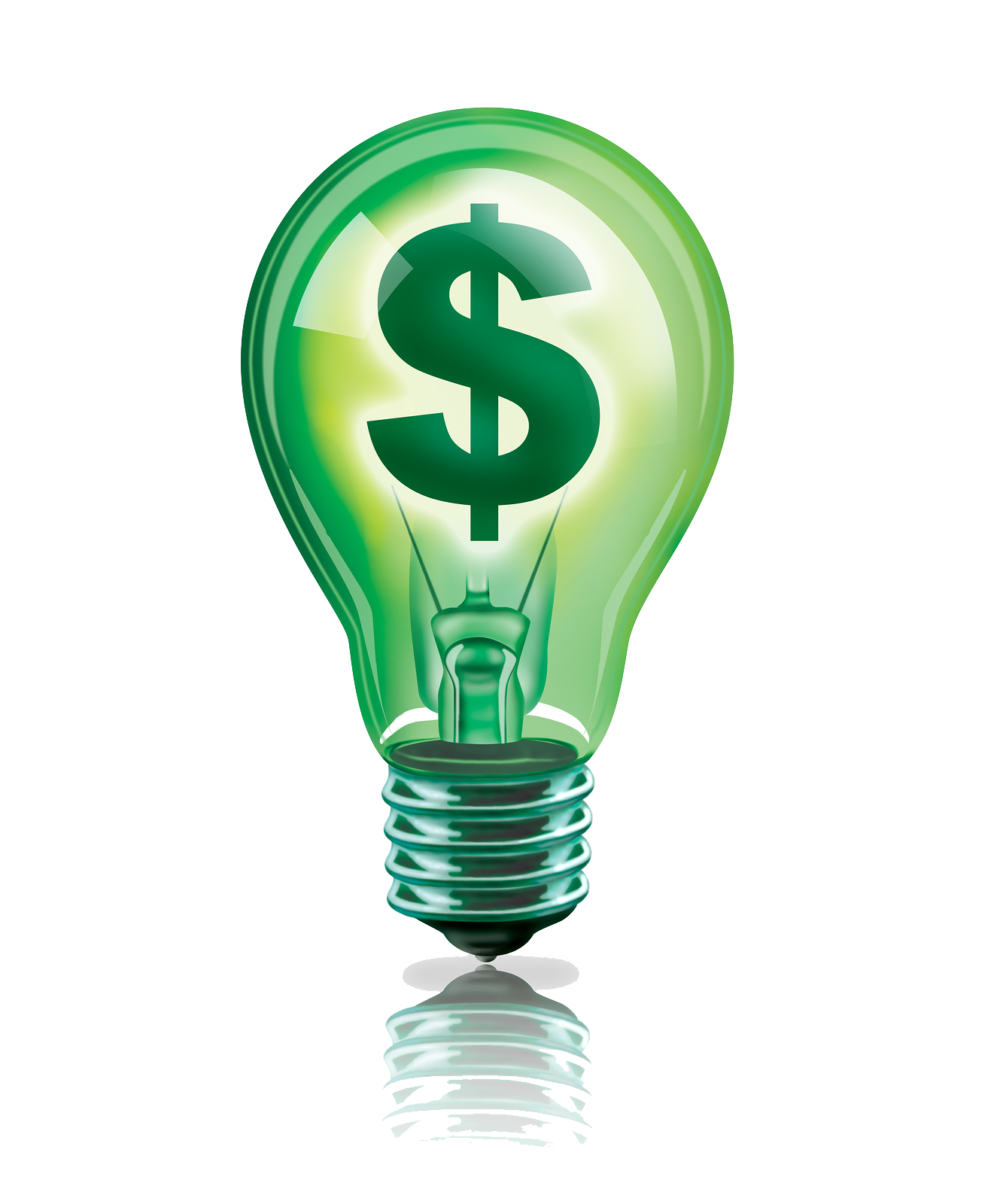 Save Electricity Transparent Background PNG Image