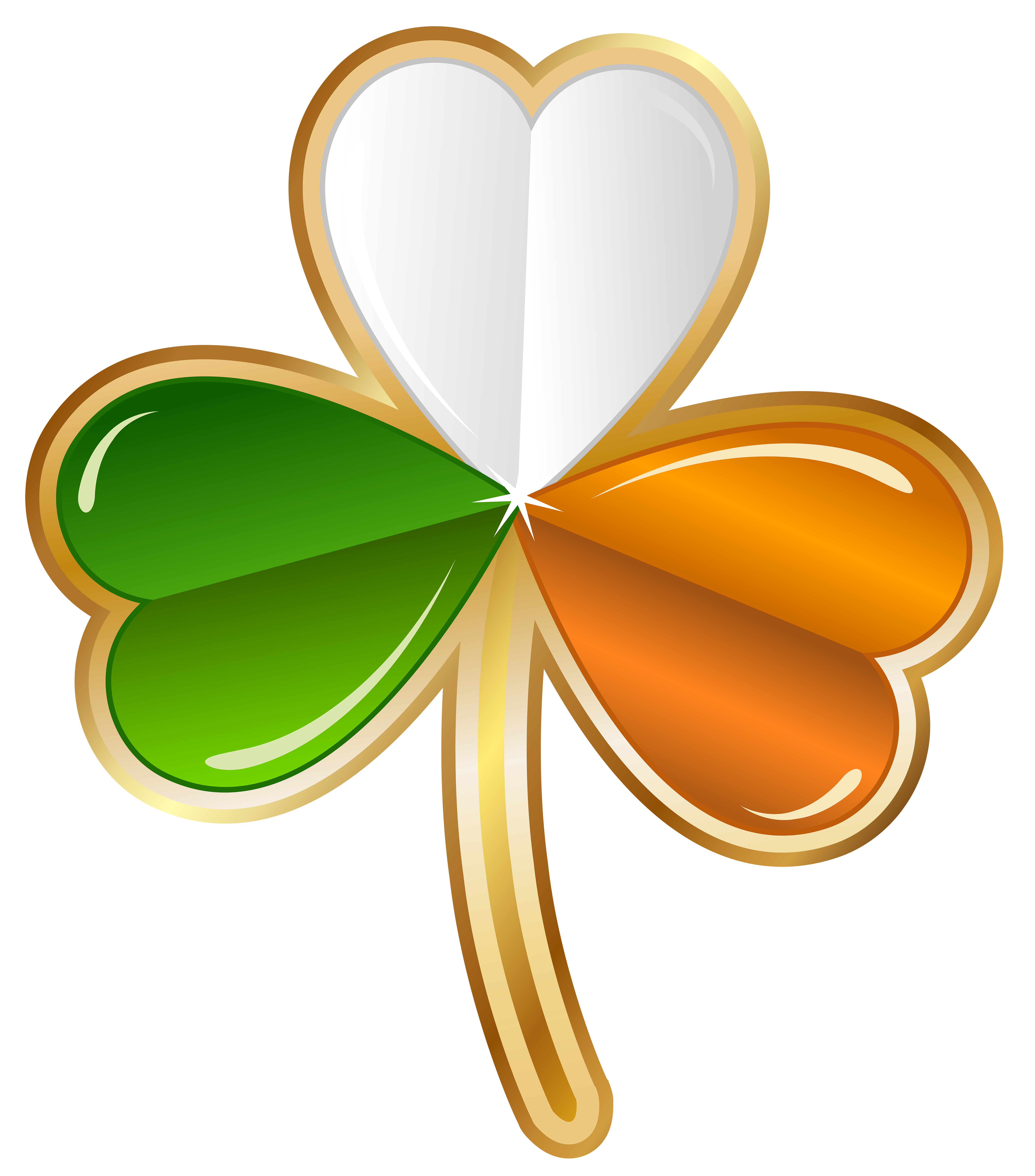 Cuisine Irish Heart Petal Shamrock Ireland PNG Image