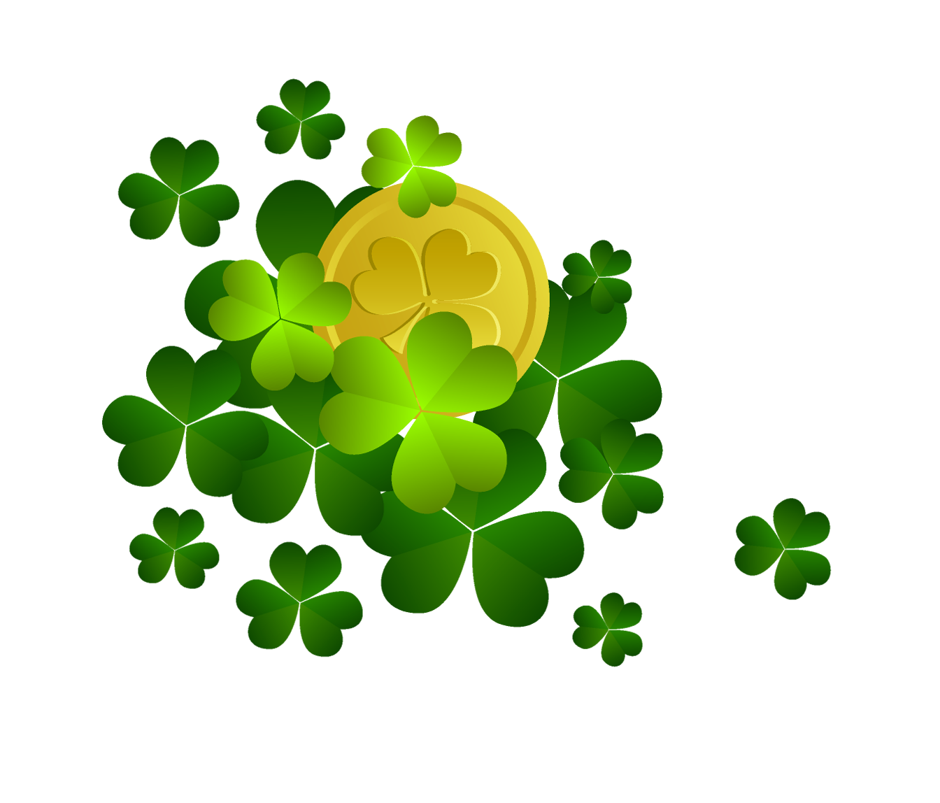 Plant Patrick Shamrock Saint Leprechaun Font Day PNG Image