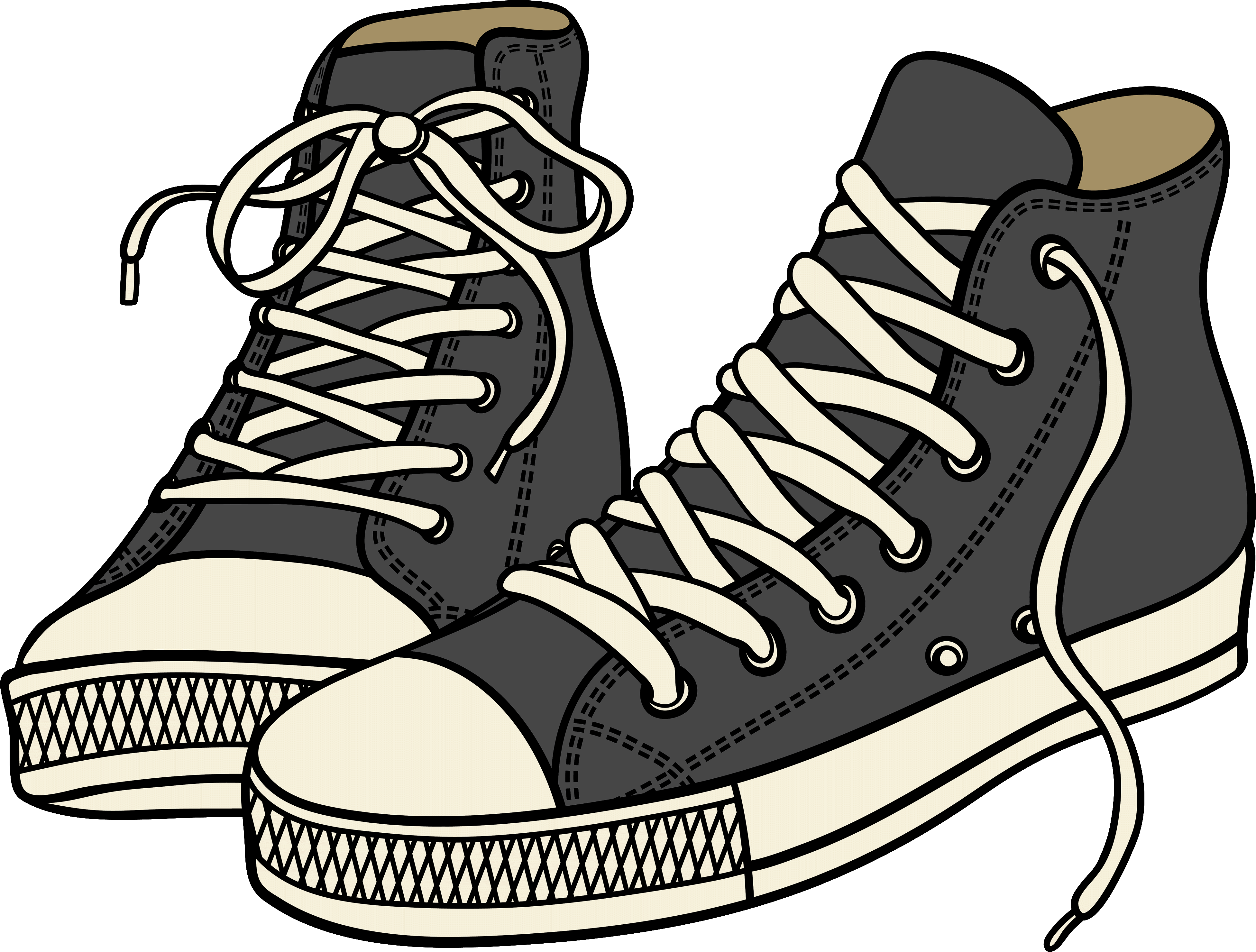 Converse Black Shoes HQ Image Free PNG Image