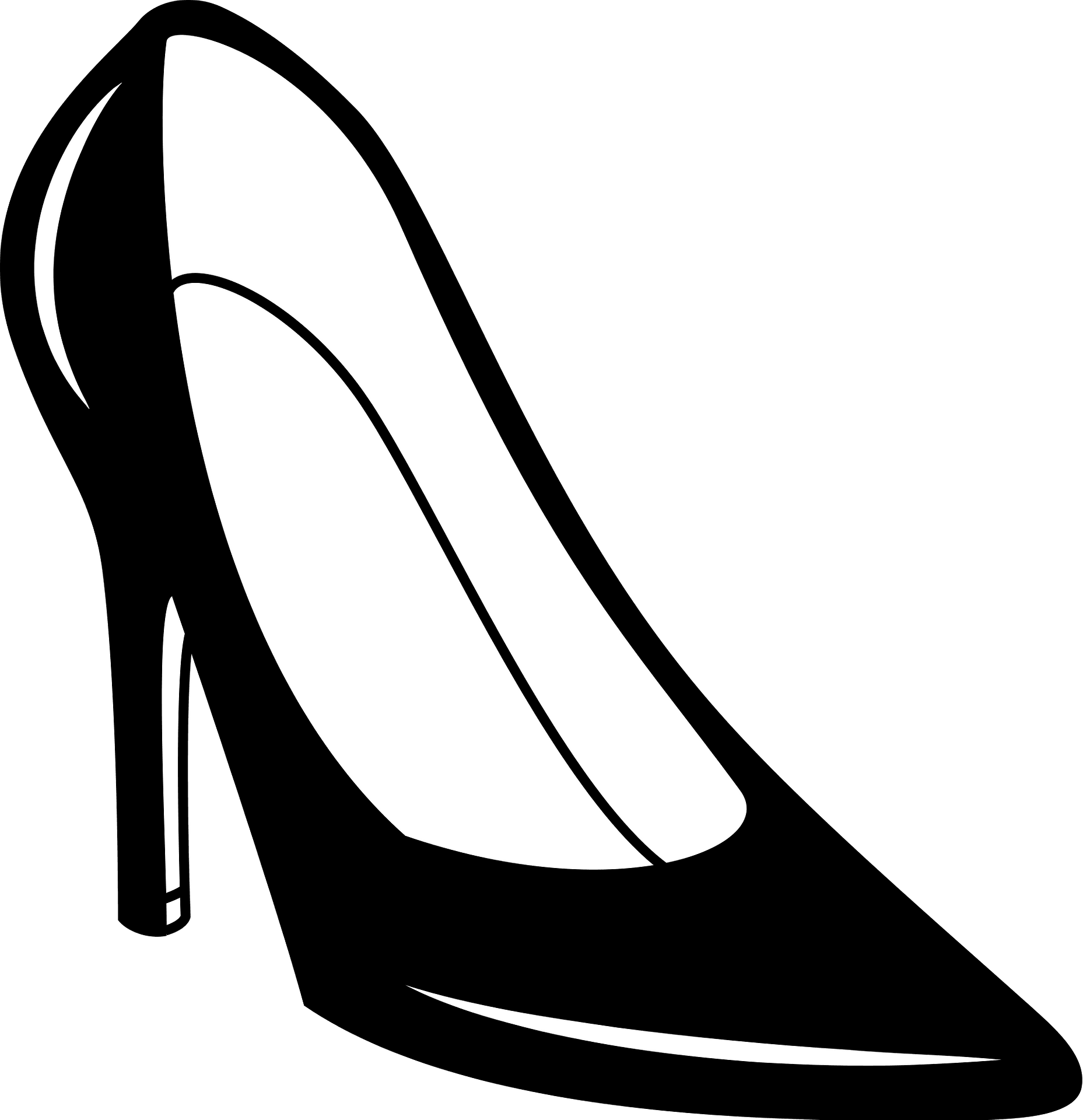 High Heels Black Shoe Free Photo PNG Image