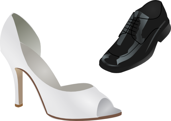 Wedding Shoes Clip Art PNG Image