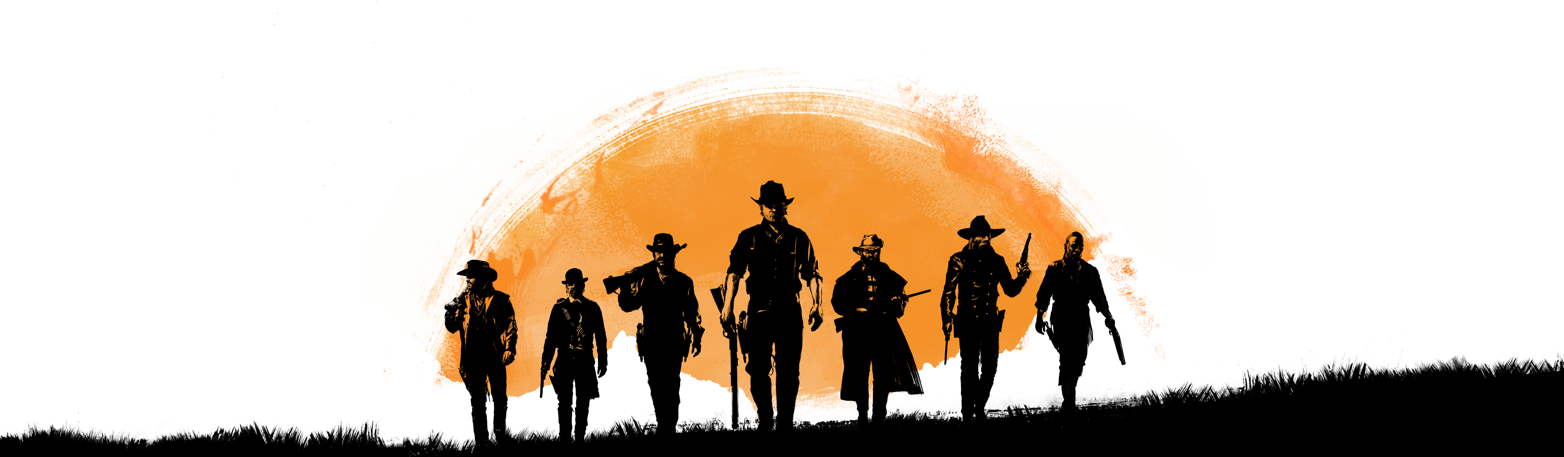 Silhouette Redemption Auto Dead Theft Grand Orange PNG Image