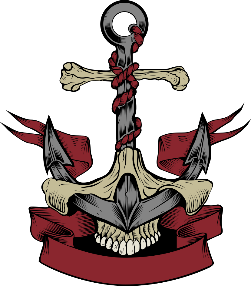 Calavera Vector Anchor Skull Euclidean HD Image Free PNG PNG Image