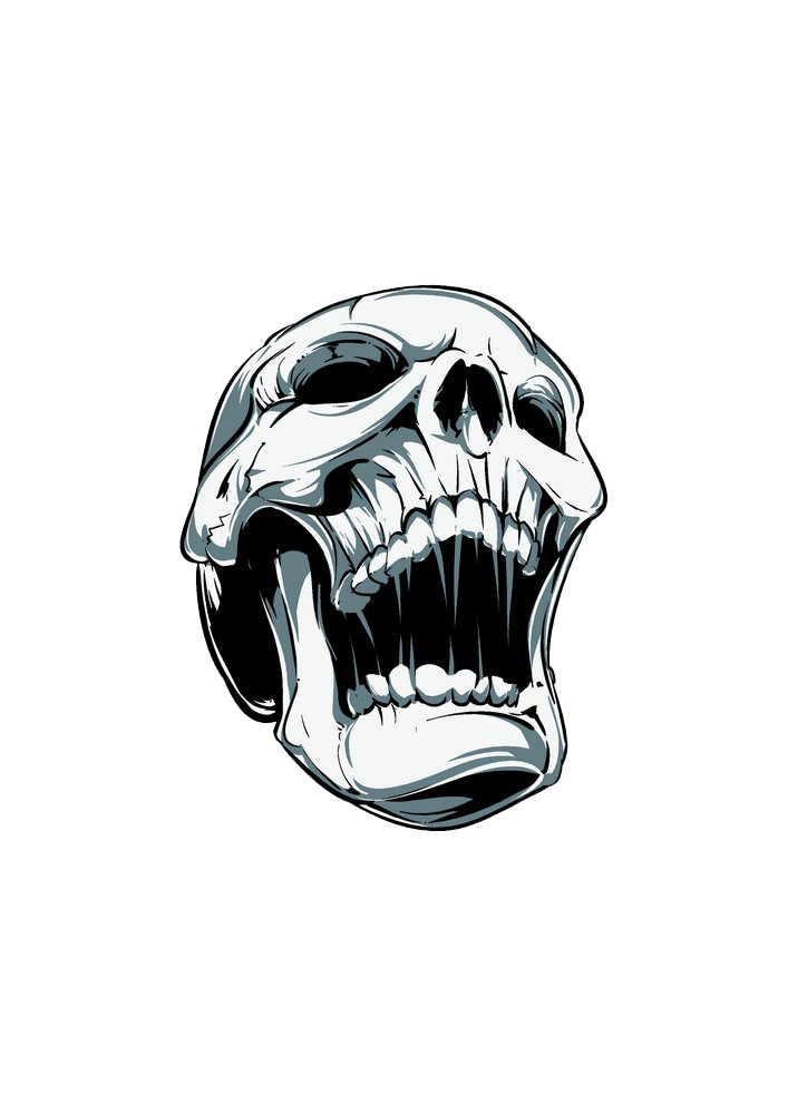 Screaming Skull Free Photo PNG PNG Image