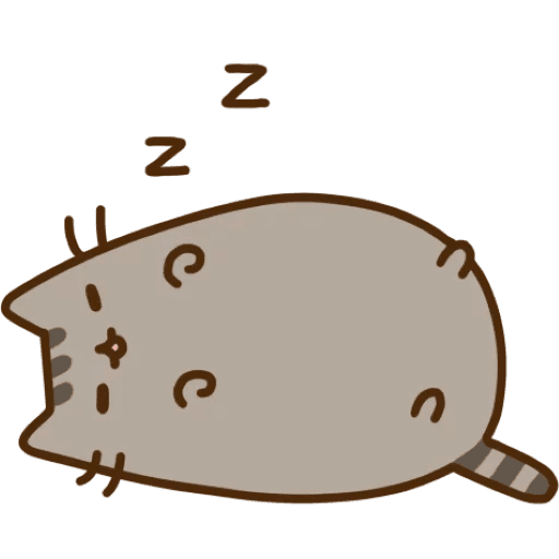 Area Mammal Pusheen Sleep Cat Download Free Image PNG Image