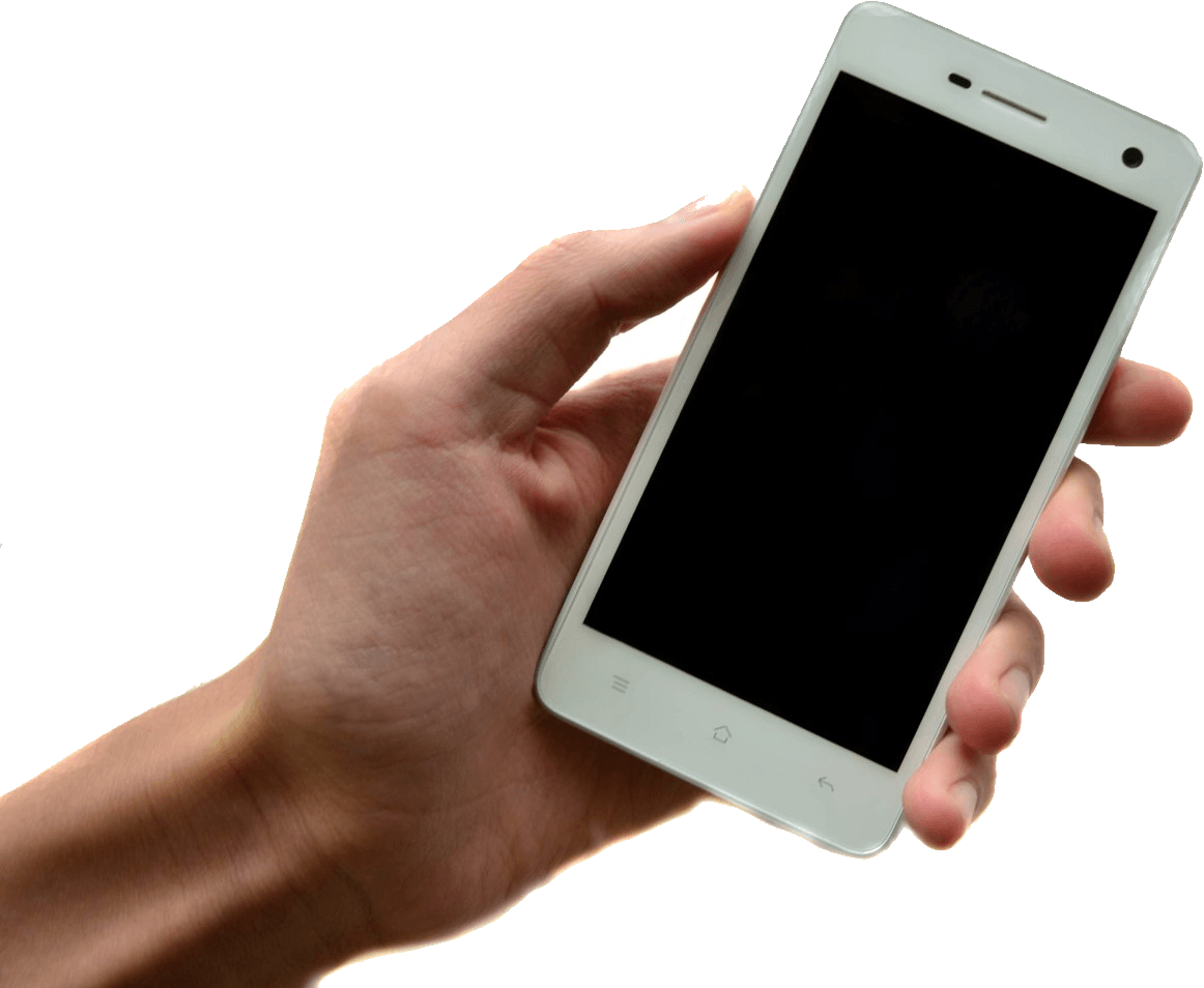 Smartphone In Hand Png Image PNG Image