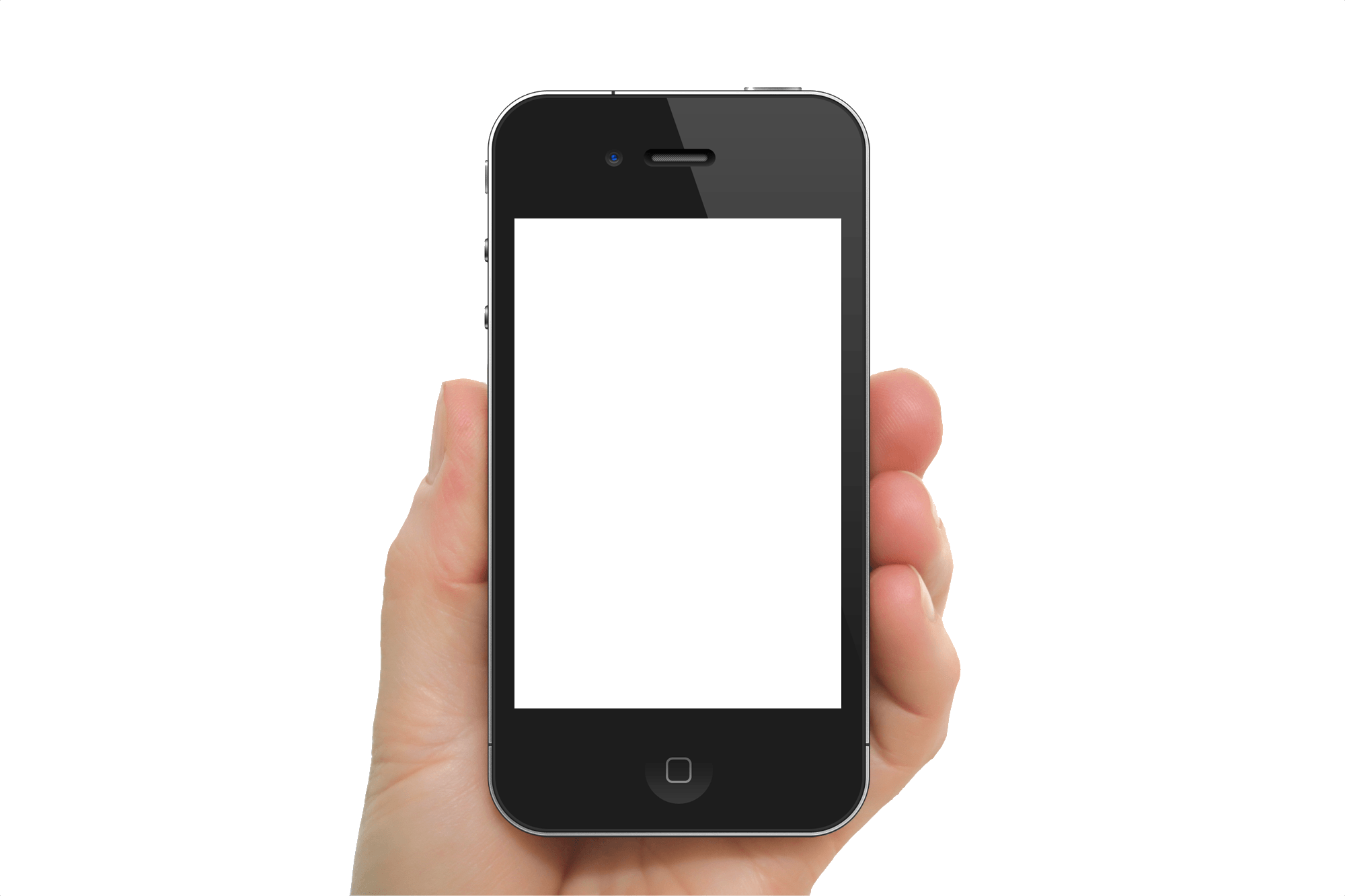 Smartphone In Hand Png Image PNG Image