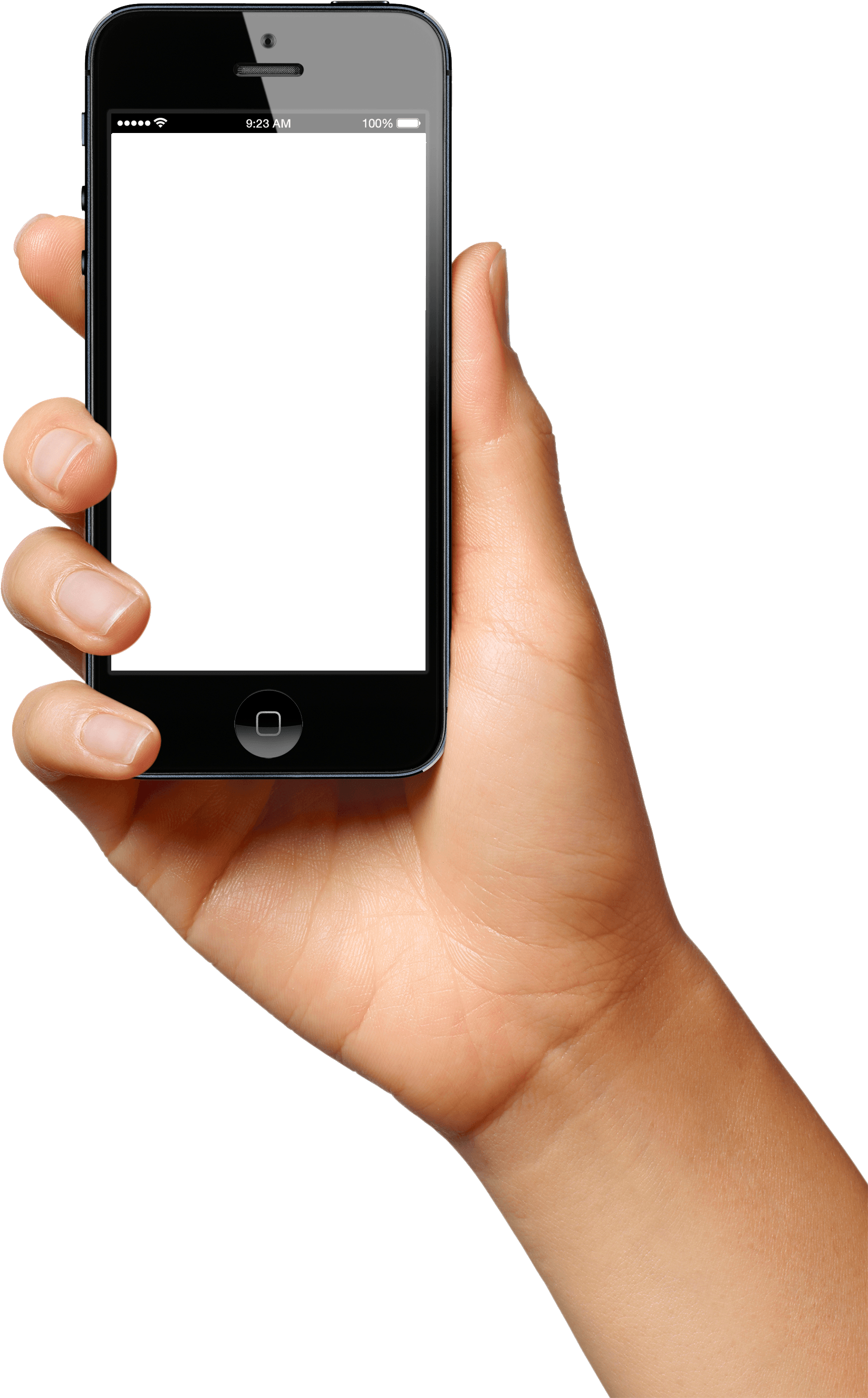 Smartphone In Hand Png Image PNG Image