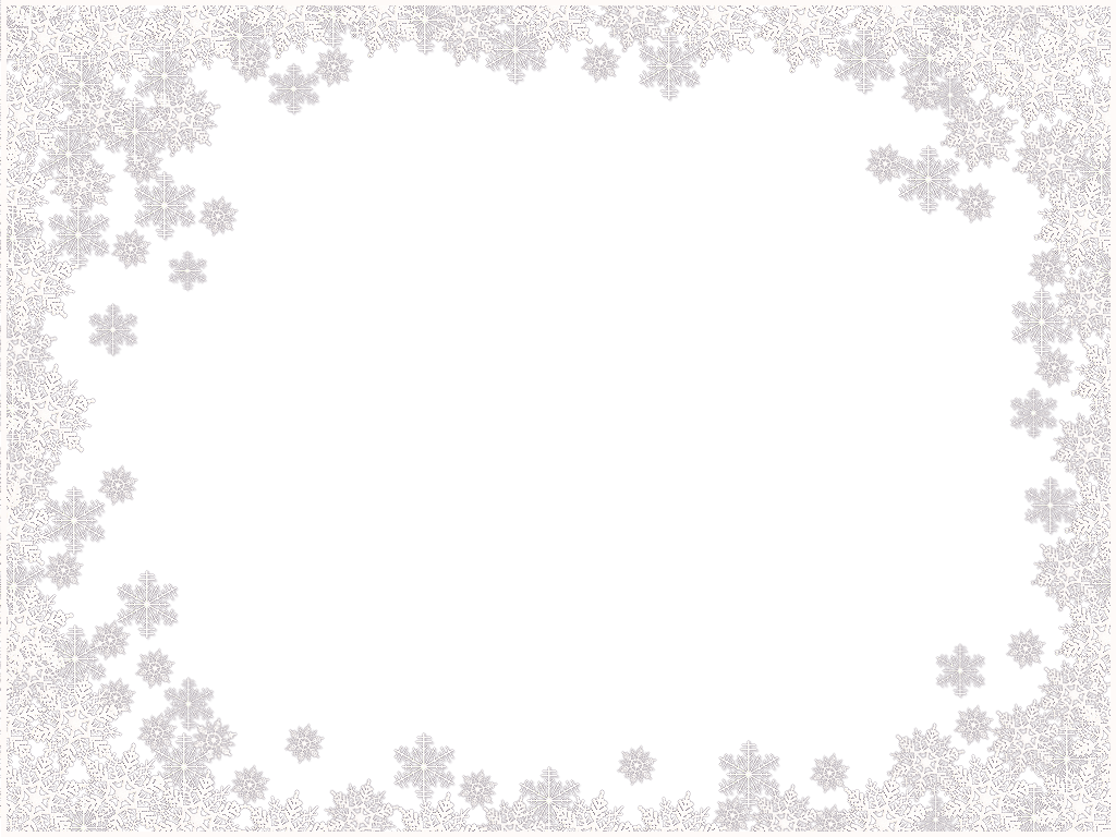 Snowflakes Border Frame Png Image PNG Image