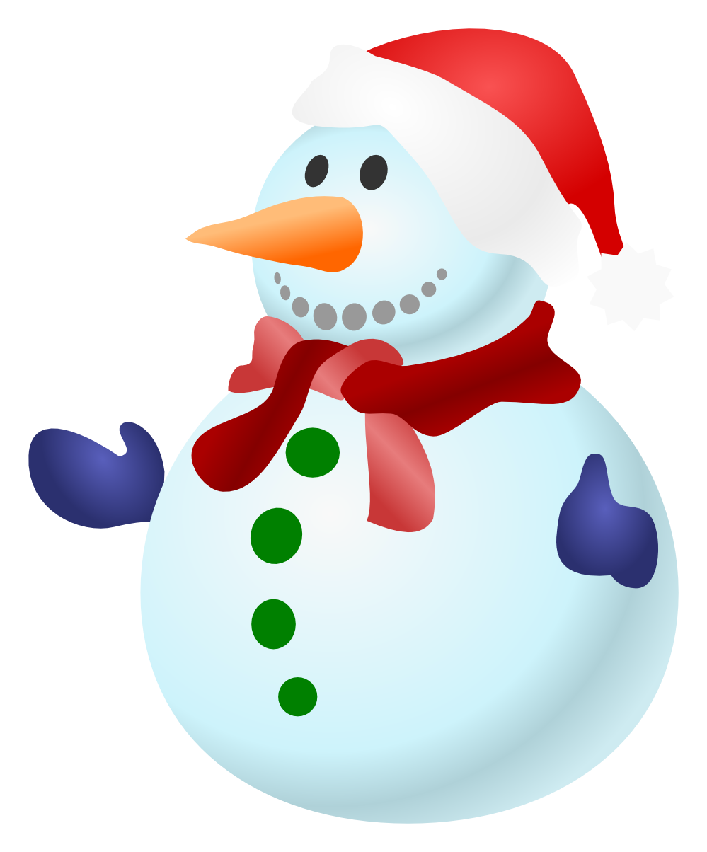 Beautiful Snowman PNG Image