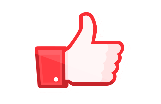 Like Media Signal Facebook Social Button Thumb PNG Image