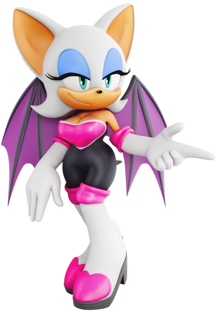 Sonic Bat Anime Rouge X The PNG Image