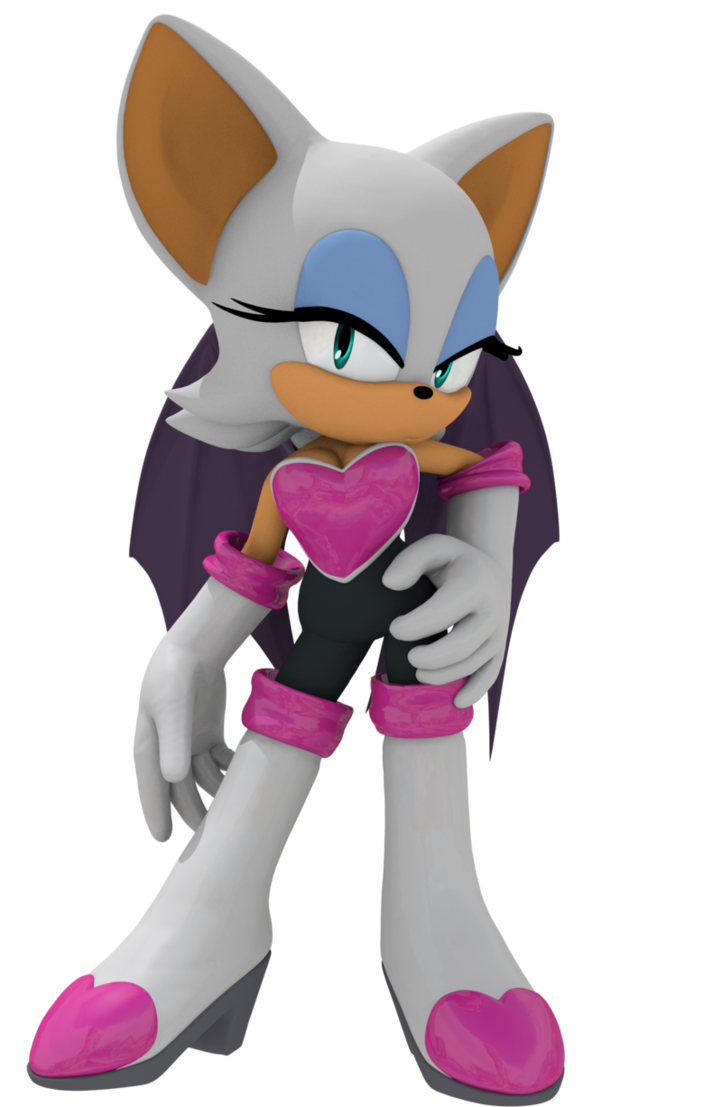 Sonic Bat Anime Rouge X The PNG Image