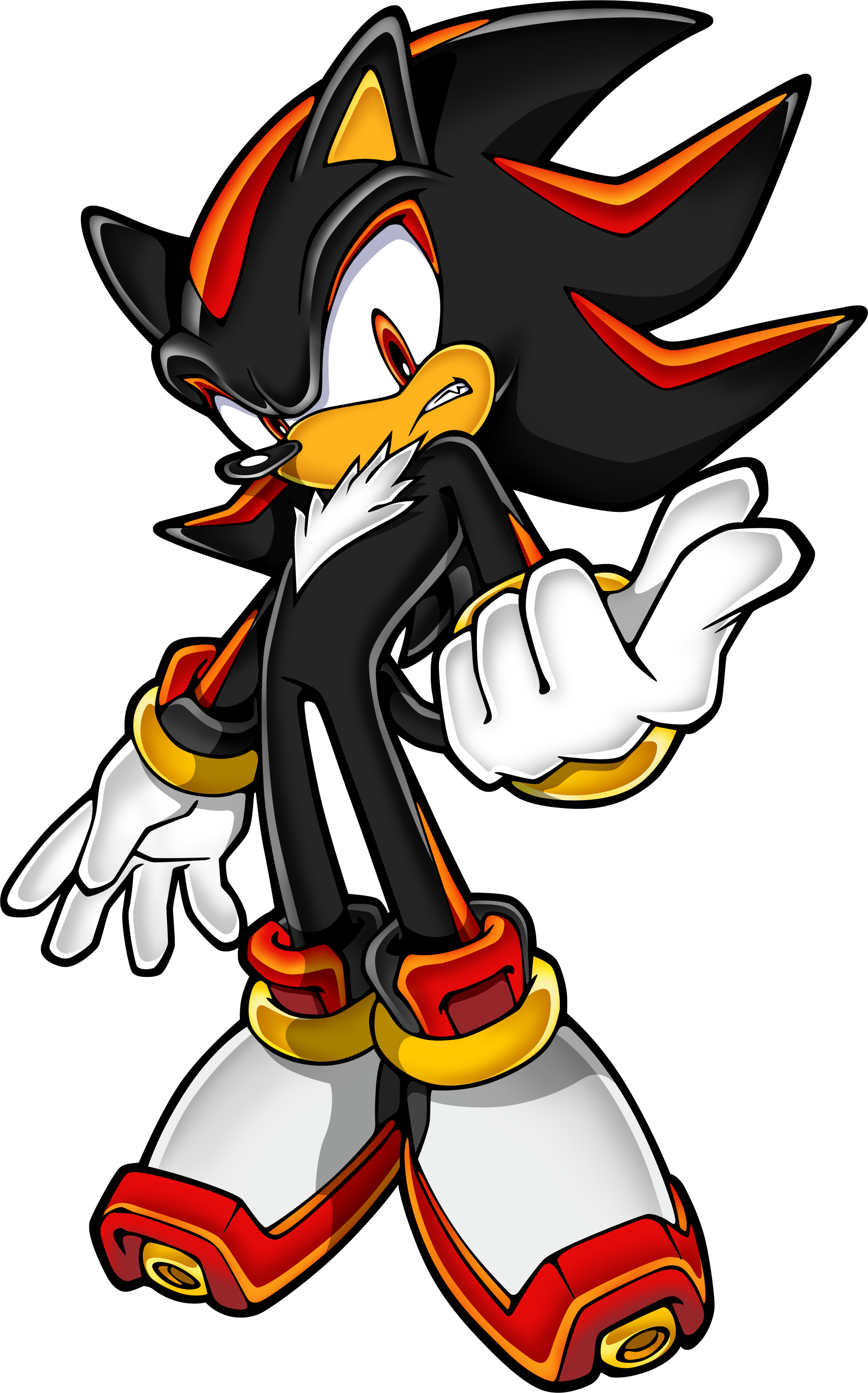 Sonic Recreation Art Adventure Shadow The Hedgehog PNG Image