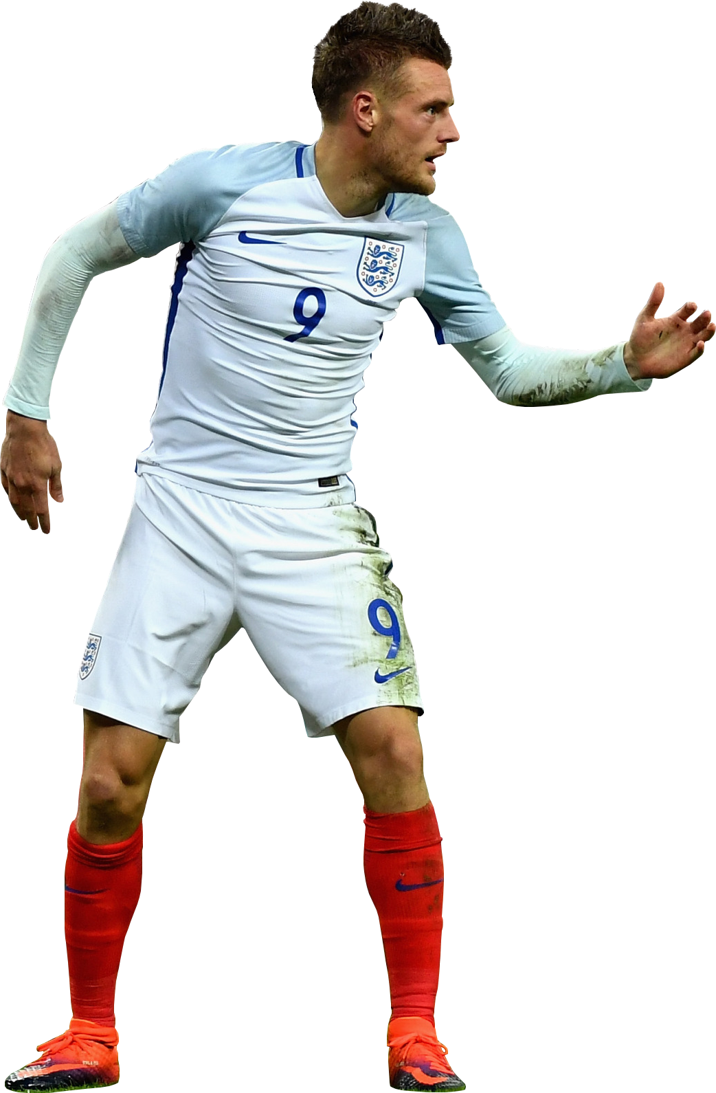 Vardy England National Football Player Team Clothing PNG Image