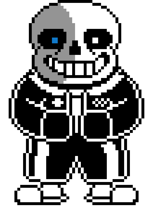 Art Sprite Undertale Line Black White PNG Image