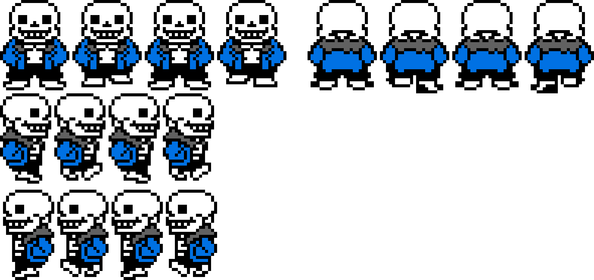 Blue Sans Undertale Text Comic Sprite PNG Image