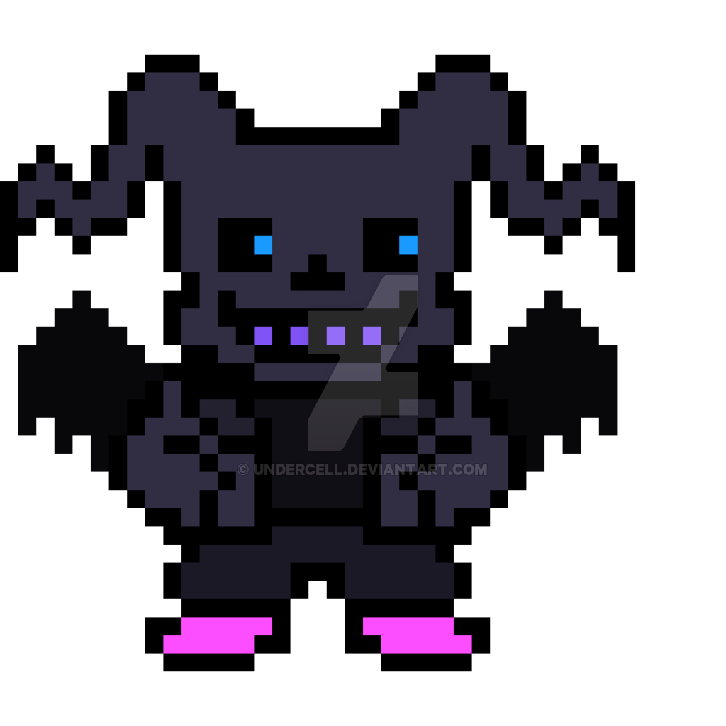 Art Sprite Undertale Purple Character Fictional Pixel PNG Image