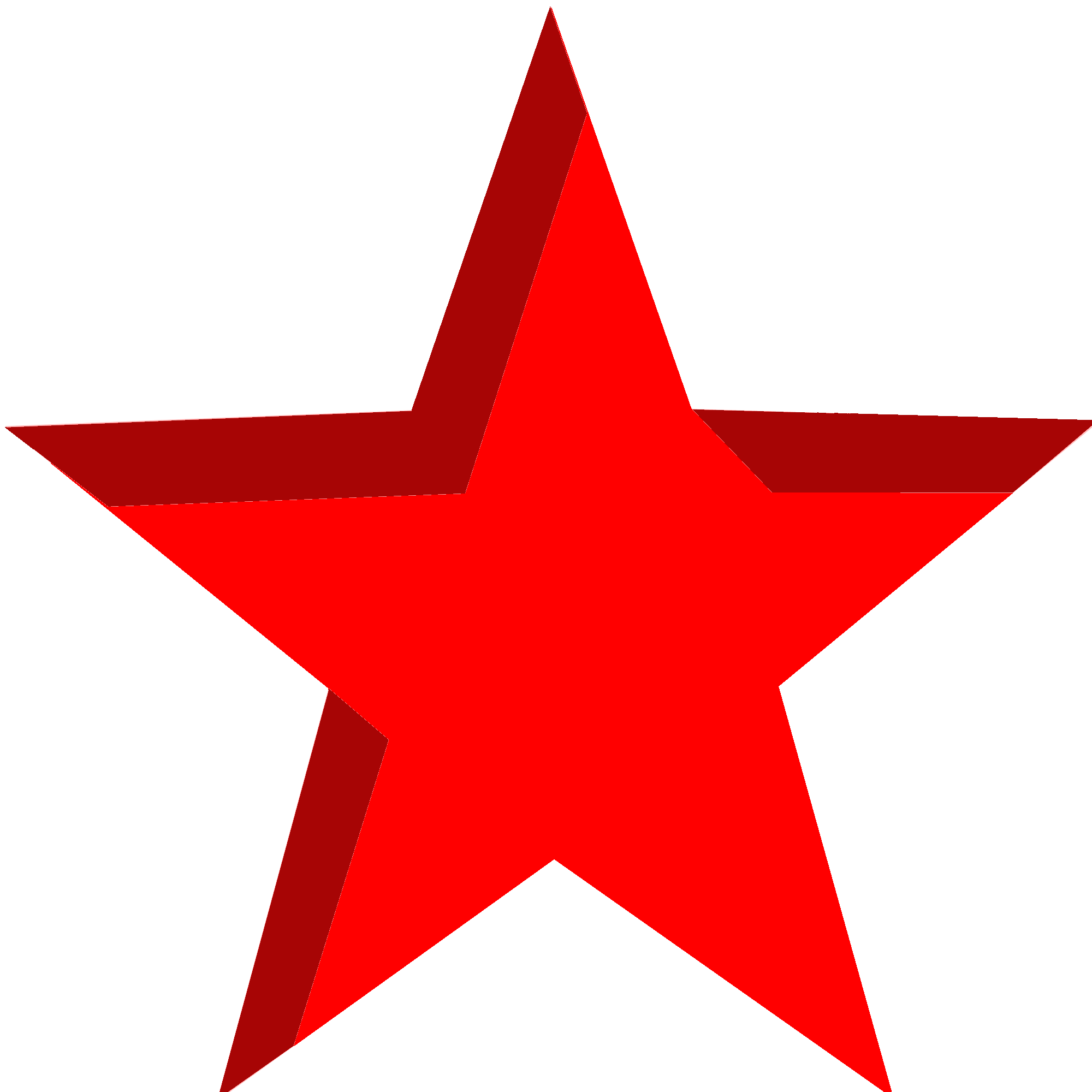 Red Star Png Image PNG Image