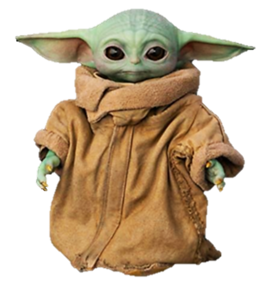 Baby Cute Star Wars Yoda PNG Image