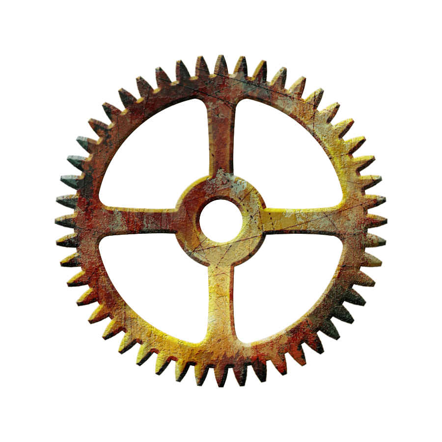 Steampunk Gear Transparent PNG Image