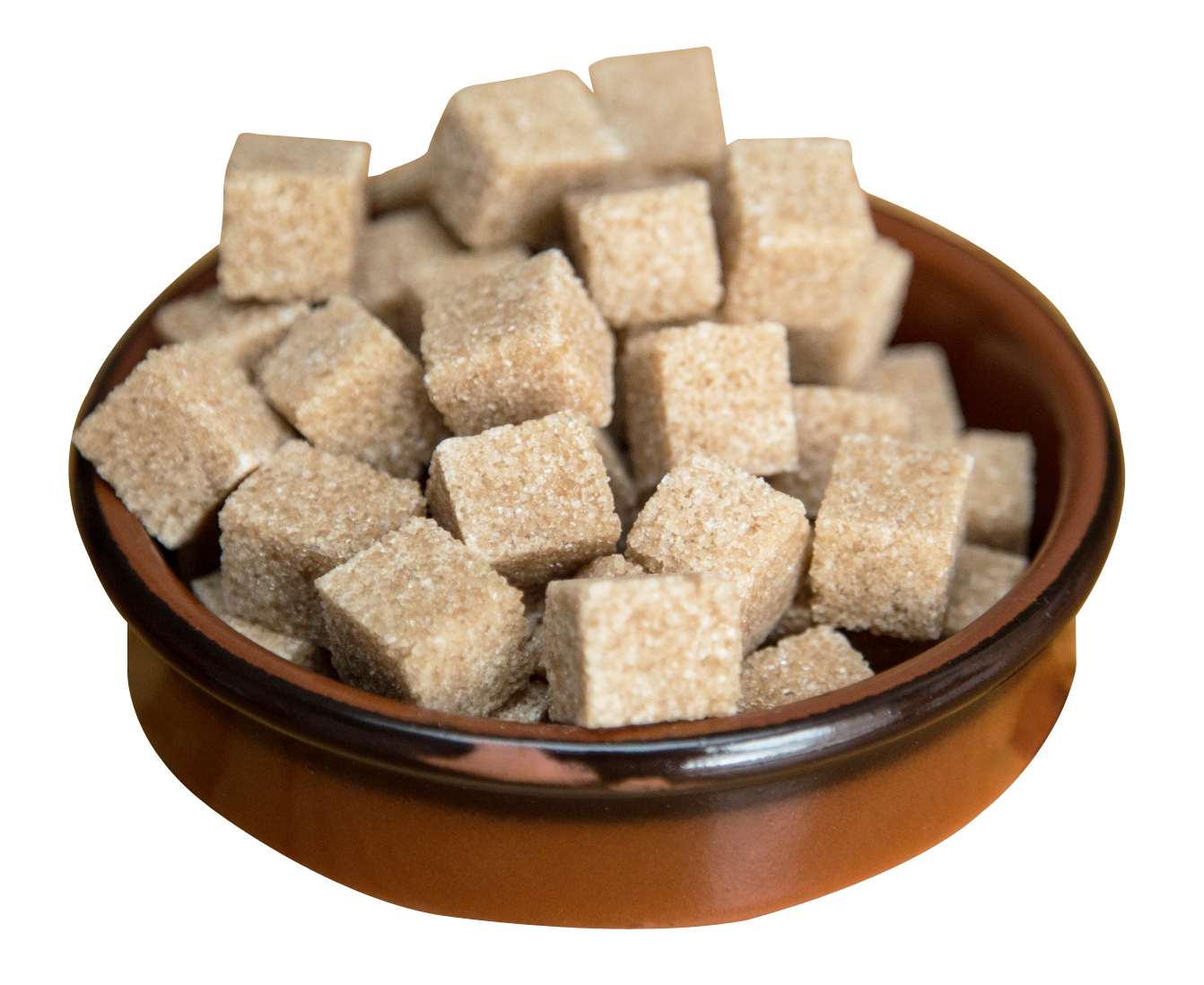 Big Cane Cubes Sugar Brown PNG Image