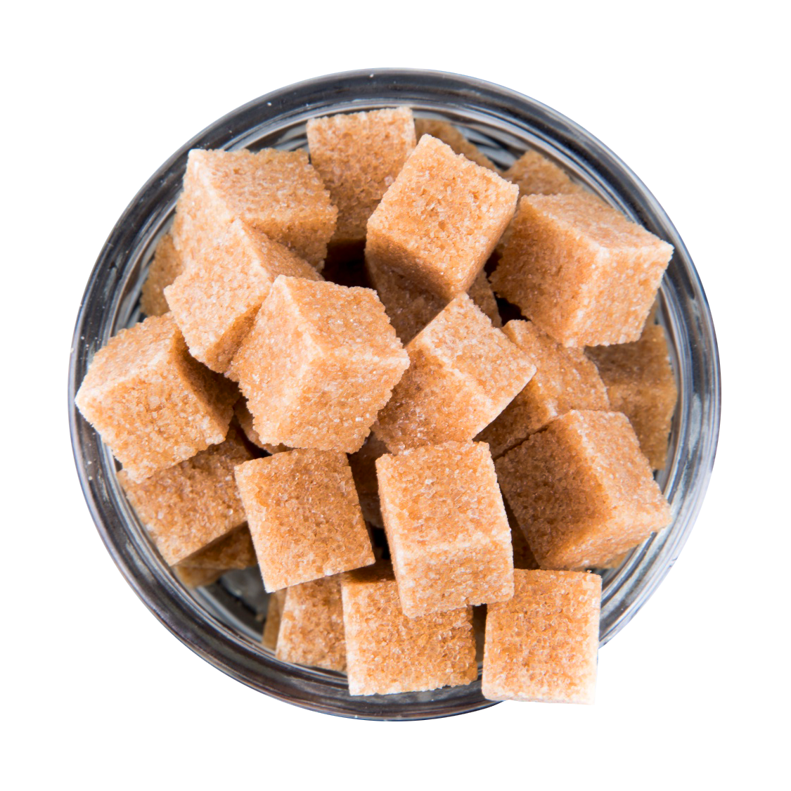 Big Cane Cubes Sugar Brown PNG Image