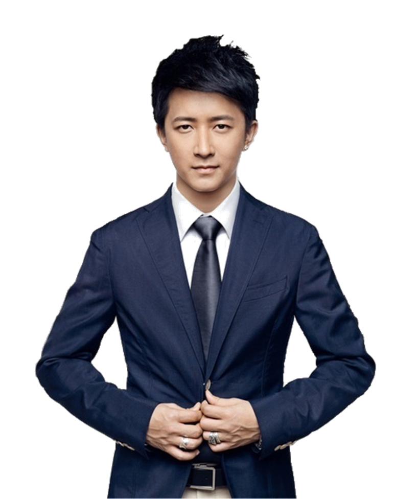 Navy Blue Suit PNG Image