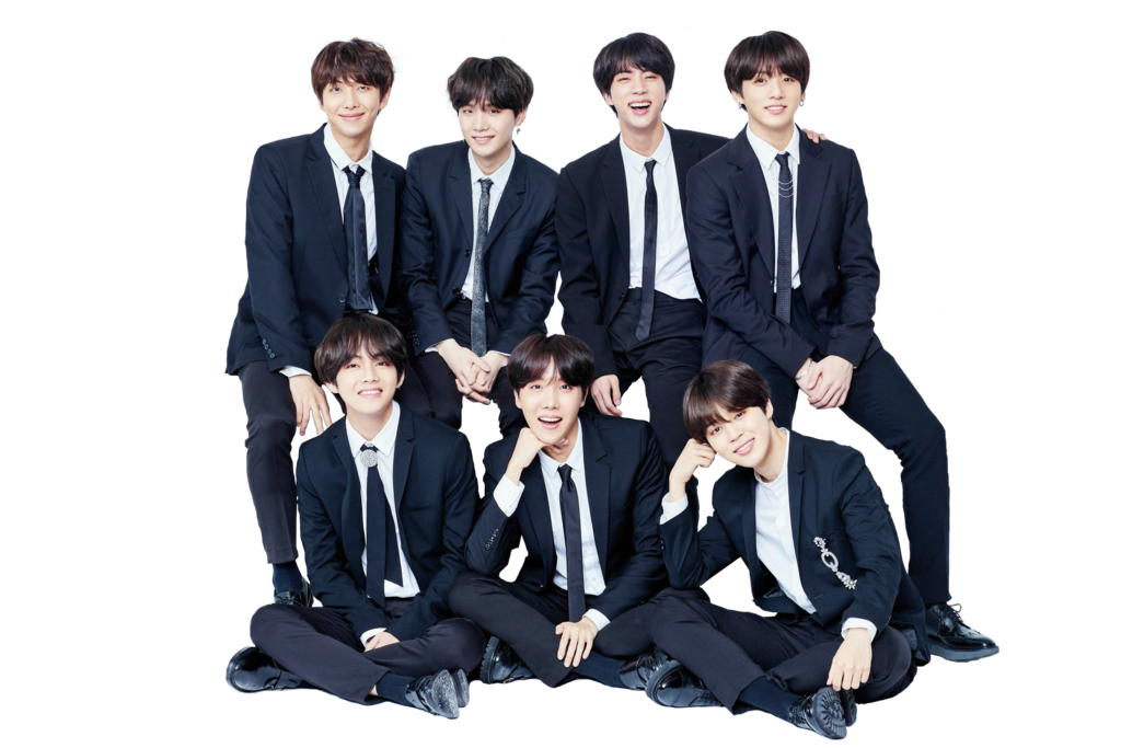 Group Bts Musician 2018 Suit Social PNG Image