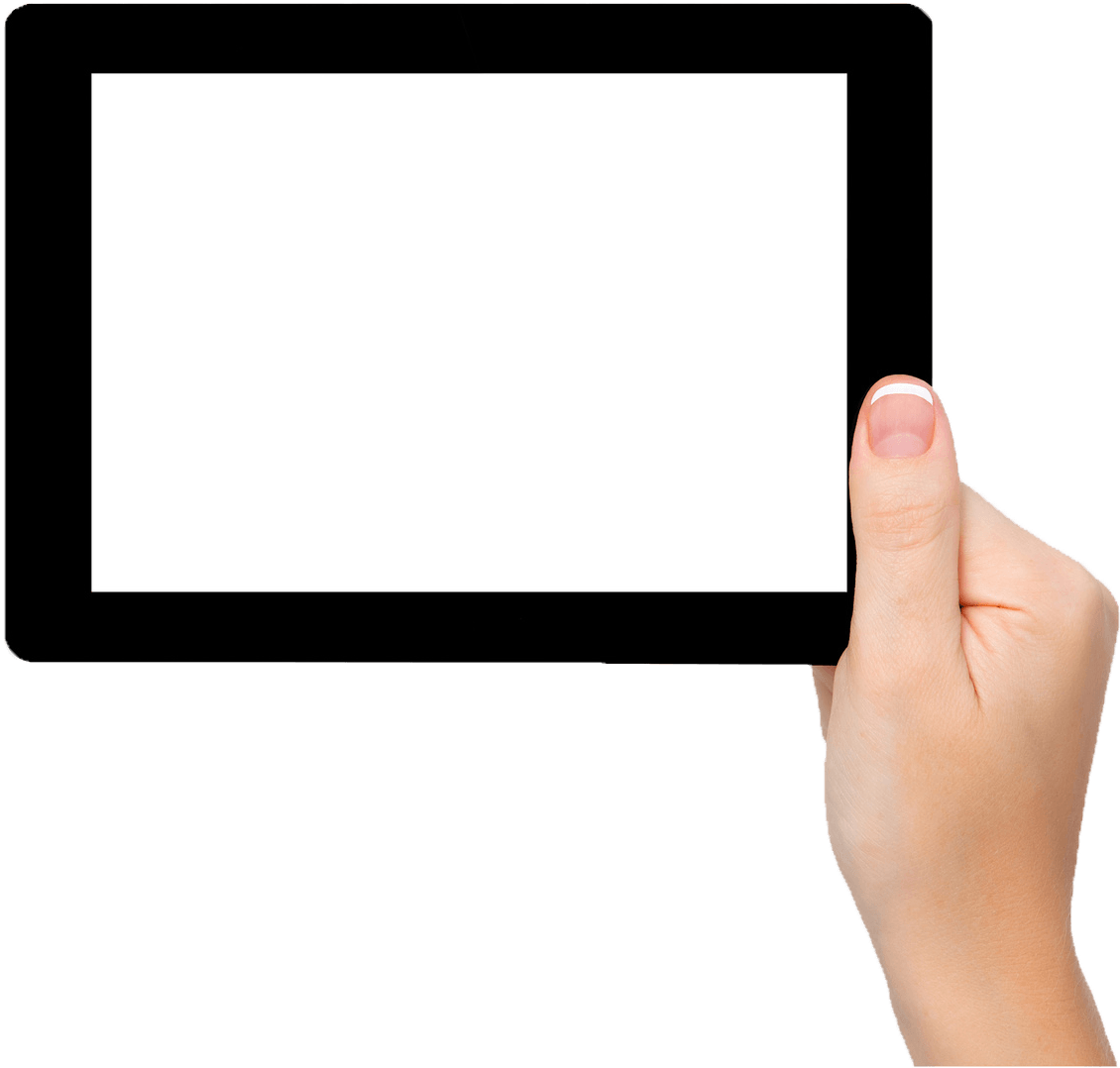 Tablet In Hand Png Image PNG Image