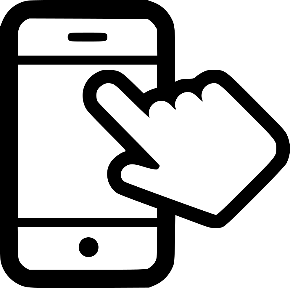 Mobile Finger Tablet PNG Image High Quality PNG Image