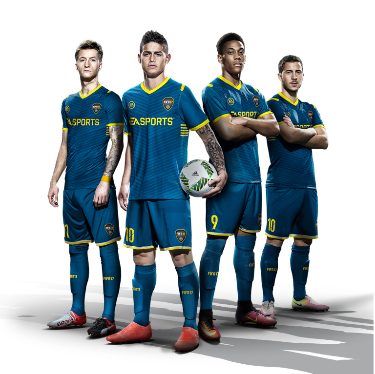 Fifa 17 Mobile 18 Football Uniform Player PNG Image