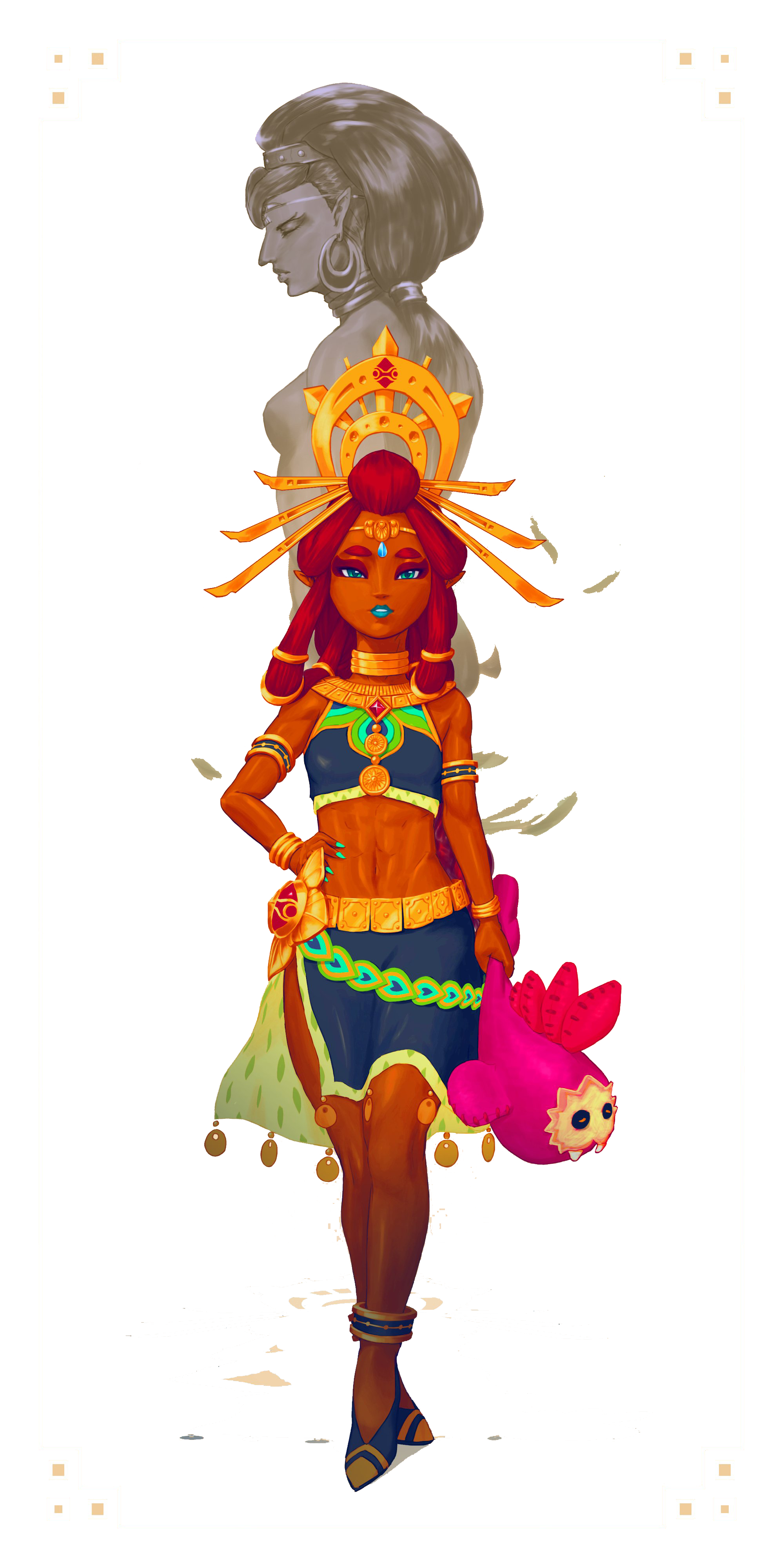 Photos Zelda Urbosa Free Transparent Image HQ PNG Image