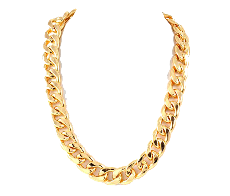 Thug Life Gold Chain Photos PNG Image