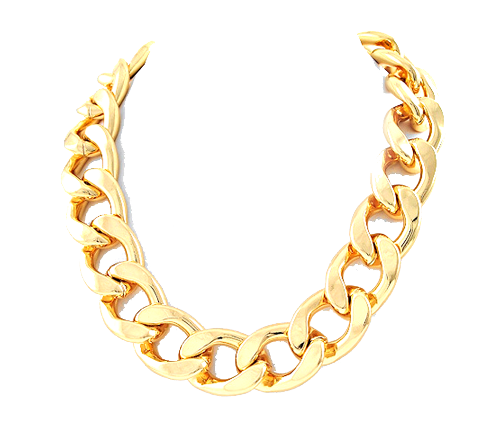 Thug Life Gold Chain Image PNG Image