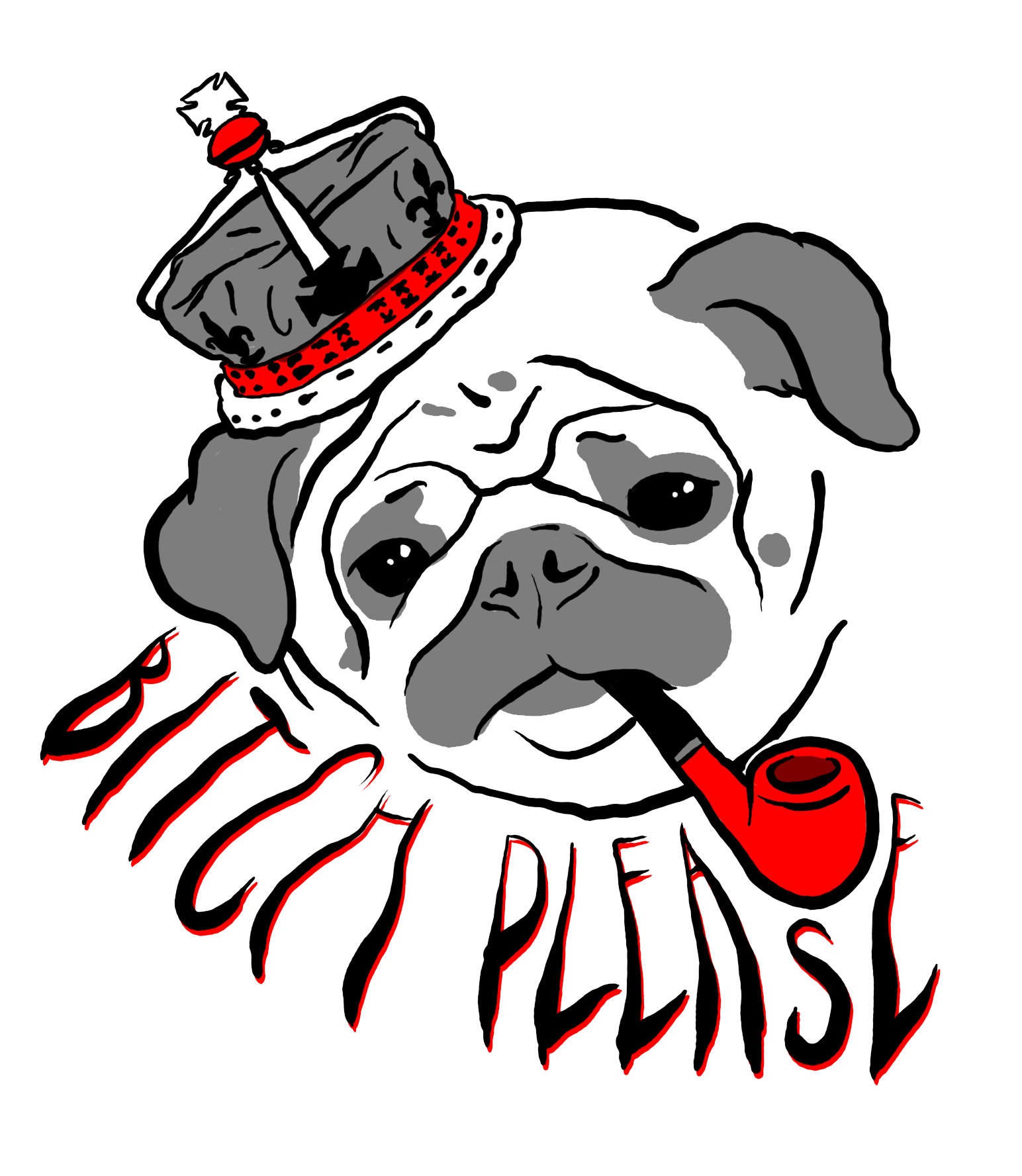 Pug Life Transparent Background PNG Image