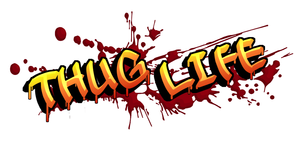 Thug Art Text Life Royale Fortnite Battle PNG Image