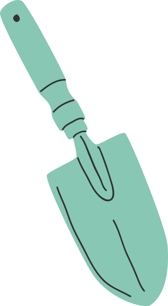 Vector Garden Trowel Free Clipart HQ PNG Image